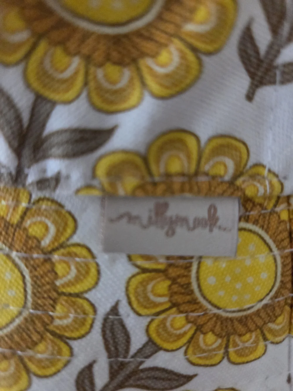 Sunflower Print Kids Bucket Hat - Brand: Millymook- Yellow